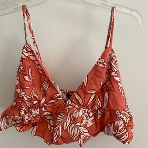 Forever 21 Floral Crop Top